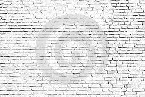 Simple white and grey brick wall as seamless pattern texture background