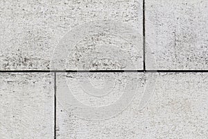 Simple white stone structure