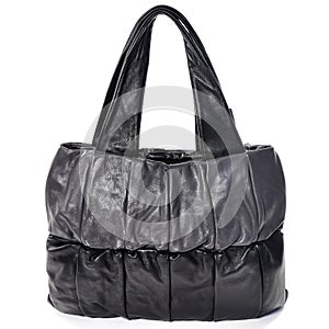 Simple women& x27;s leisure bag isolated
