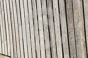 A simple wooden fence