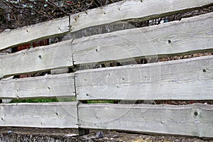 A simple wooden fence