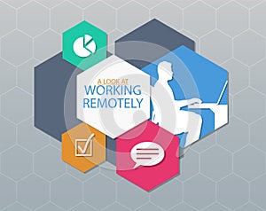 Simple Work From Home & Remote Working Title Card Template