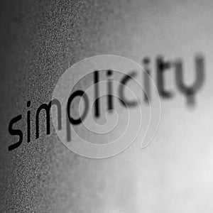 Simplicity