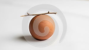 The simplicity of the arrangement creates a focused, minimalist aesthetic