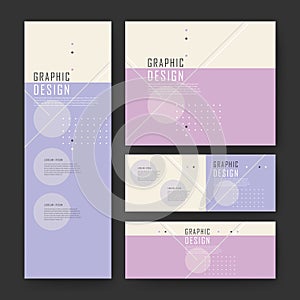 Simplicity banner template design