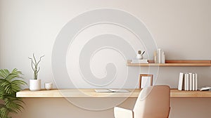 simplicity blurred minimalist interior