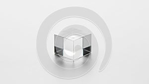 Simplicity of the composition highlights the cube s geometric precision