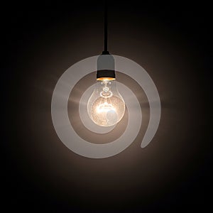 Simplicity and contrast highlight the bulb s classic design and