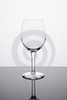 Simplicity - Empty White Wine Glass