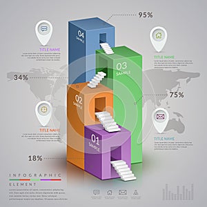 Simplicity infographic template photo