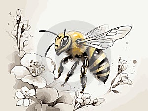 Simplicity in Strokes: Bee SumiE Art