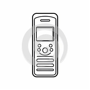 Simplified Cell Phone Features: A Stenciled Iconography Design