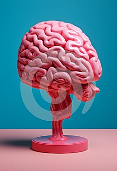 A simplified representation of a brain