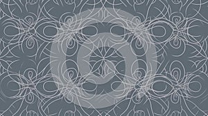 Simplistic Elegance: Gray Circular Pattern Background Illustration