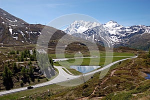 Simplon Pass landscape