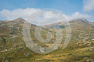 Simplonpass in Valais, Switzerland