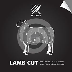 Simply meat cut diagram