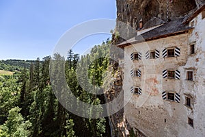 Simply unconquerable four storeys of Predjama Castle Predjamski grad were built piecemeal over years from 1202, Postojna