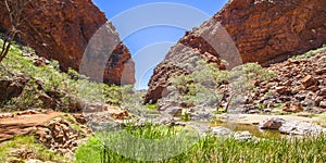 Simpsons Gap is one of the gaps in the West MacDonnell Ranges in Australia's Northern Territory.