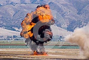 Simulated Explosion at Airshow