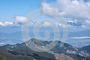 Vrch Sina a Liptovská kotlina, Nízké Tatry, Slovensko