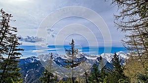Sinacher Gupf - Panoramic view of the Karawanks in Carinthia, Austrian Alps photo