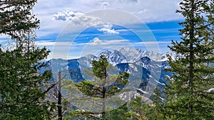 Sinacher Gupf - Panoramic view of the Karawanks in Carinthia, Austrian Alps photo
