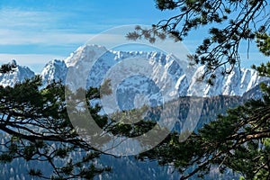 Sinacher Gupf - Panoramic view of the Karawanks in Carinthia, Austrian Alps photo