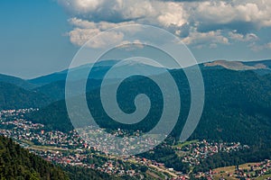 Sinaia seen from the observatory