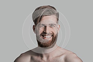 Sincere smile. photo