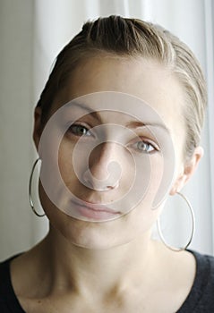 Sincere Woman's Face