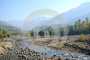 Sindh River, Kashmir, India