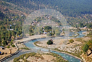 Sindh River, Kashmir, India