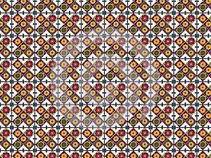 Sindhi ajrak seamless pattern