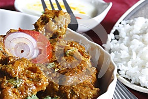 Sindhi chicken curry from India