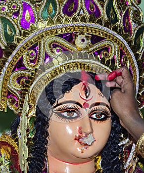 Sindoor khela Goddess durga photo