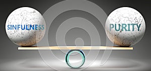 Sinfulness and purity in balance