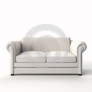 Singal sofa on a white background