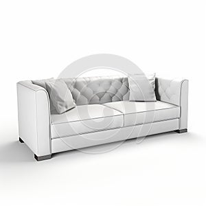 Singal sofa on a white background