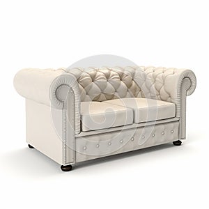 Singal sofa on a white background