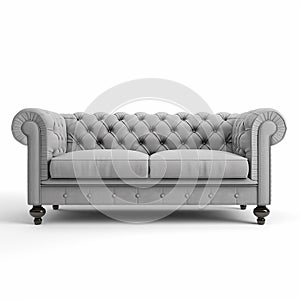 Singal sofa on a white background