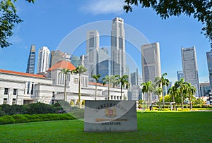 Singapore, April 2017: SINGAPORE, April 2017: The Parliament of Singapore