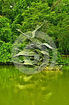 Singapore Botanic Gardens, Swan Lake Sculpture