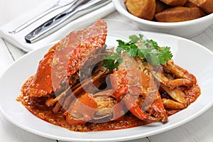 Singapore chili crab