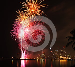 La ciudad fuegos artificiales 