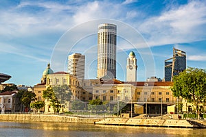 Singapore city skyline