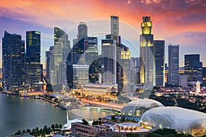 Singapore City Skyline