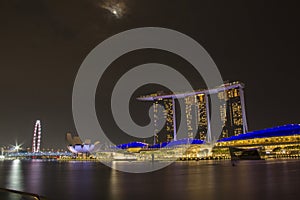 Singapore Cityscape Marina bay sand