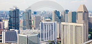 Singapore Cityscape And Skyline