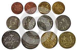 Singapore coins set